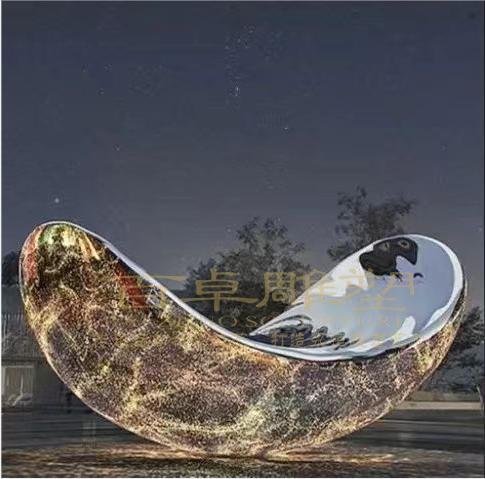 城市雕塑（發光半圓）